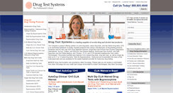 Desktop Screenshot of drugtestsystems.com